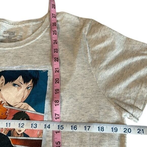 Haikyuu!! 2nd Season Anime Graphic T-Shirt X-Large Heather Gray Short Sleeve - Picture 9 of 9